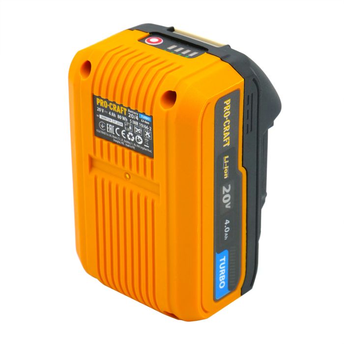 Аккумуляторная батарея Procraft Battery20/4 Turbo (20В, 4Ач)