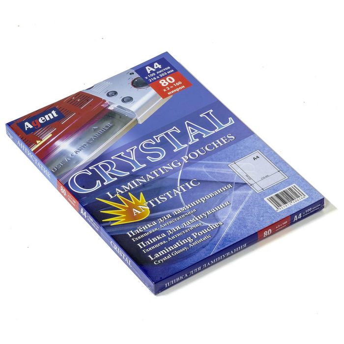 Пленка А4 (216х303) 80мк Agent ANTISTATIC, уп/100