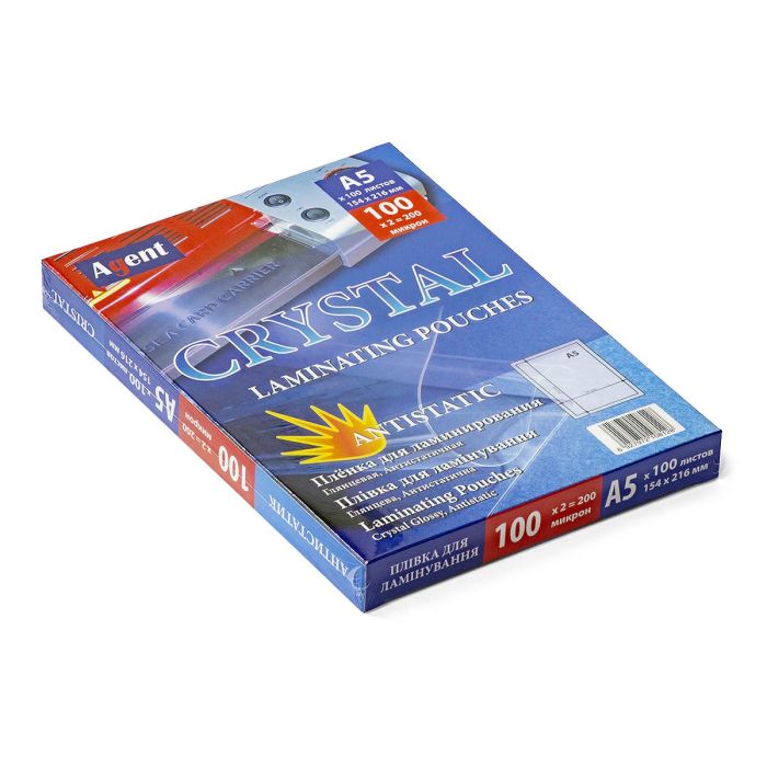 Пленка А5 (154х216) 100мк Agent ANTISTATIC, уп/100