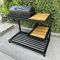 Мангал-барбекю Mzavod Один на 9 шампуров 4мм в стиле LOFT