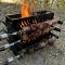 Вертикальный мангал Mzavod Афина на 6 шампуров 2мм