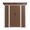 Металевий хозблок-сарай з односхилим дахом 1850х1800х900мм. SS-01. колір коричневий
