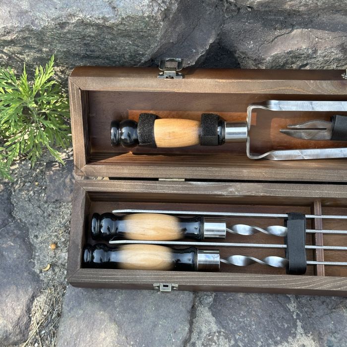 Подарочный набор Mzavod ШашлыКейс темный