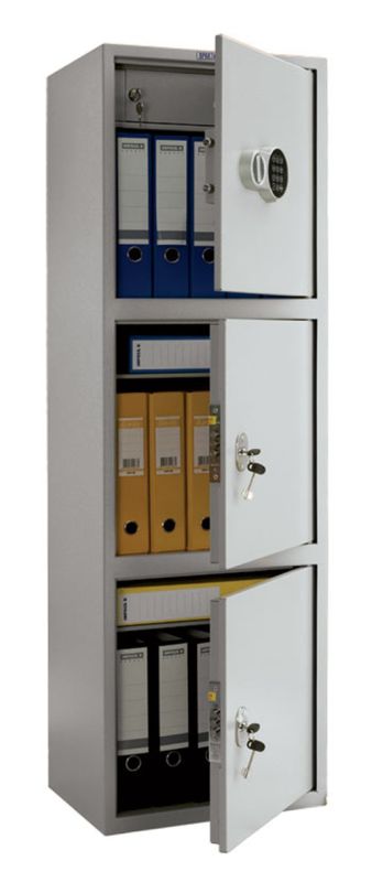 Металева шафа для офісу Практик SL-150/3T EL