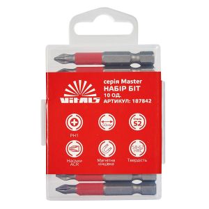 Біти S2 PH1х50 мм, 10 од. Vitals Master