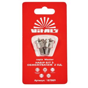 Біти S2 PH2х25 мм з обмежувачем, 2 од. Vitals Master
