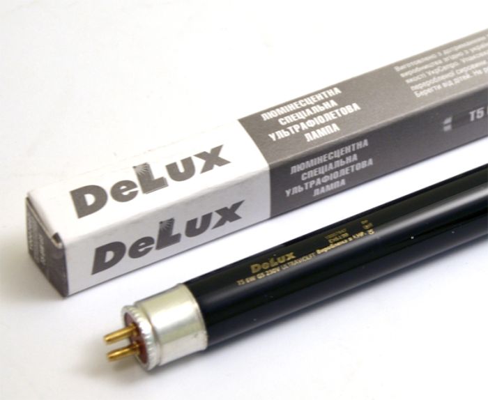 DeLux F8 T5 BLB лампа ультрафиолетовая для детектора валют