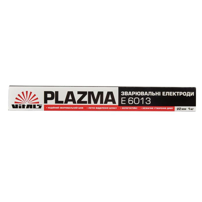 Электроды сварочные Vitals Plazma E6013 d 2мм, X 1кг