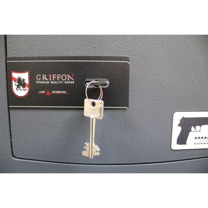 Сейф зламостійкий пістолетний Griffon H.26/15.KP DARK GREY