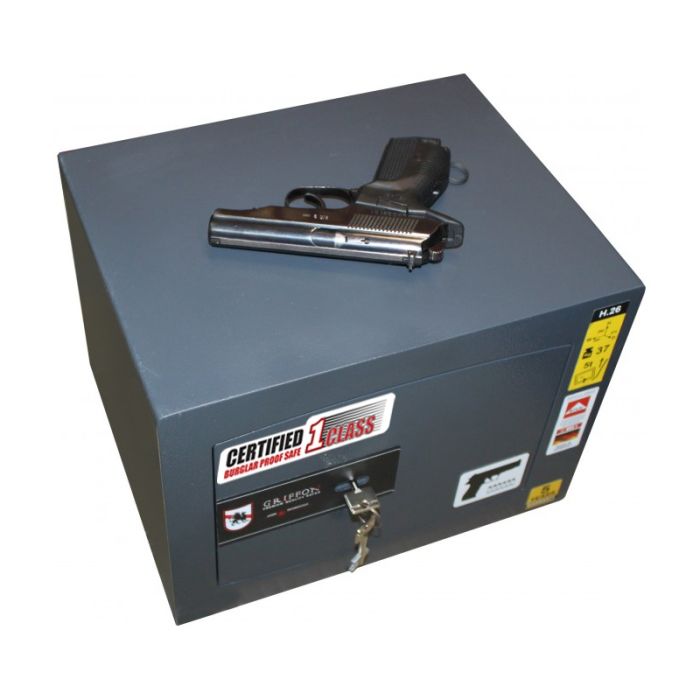 Сейф злостійкий Griffon H.26.KP DARK GREY