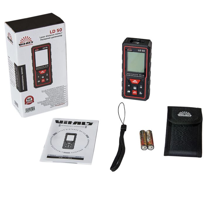 Лазерный дальномер Vitals Professional LD 50