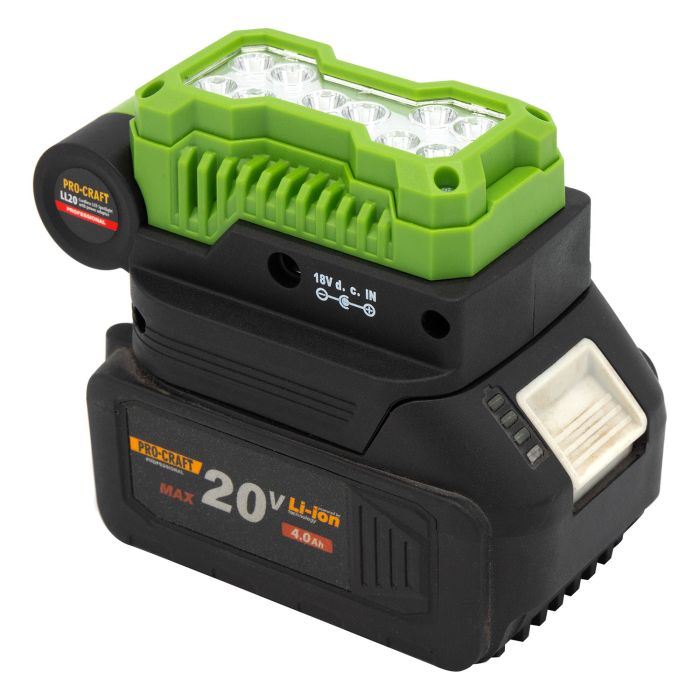 Адаптер та світлодіодний прожектор до акумулятора Procraft LL20