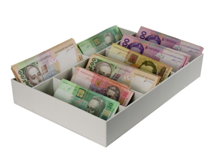 Лоток для купюр ЛК8-2 на 8 ячеек 50x310x215
