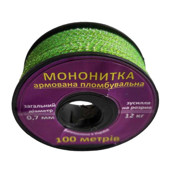 Мононити для опломбування 0,5x0,3мм у котушці 100м