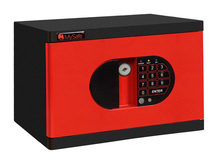 Сейф меблевий MySafe MS.17/23.K.E RED