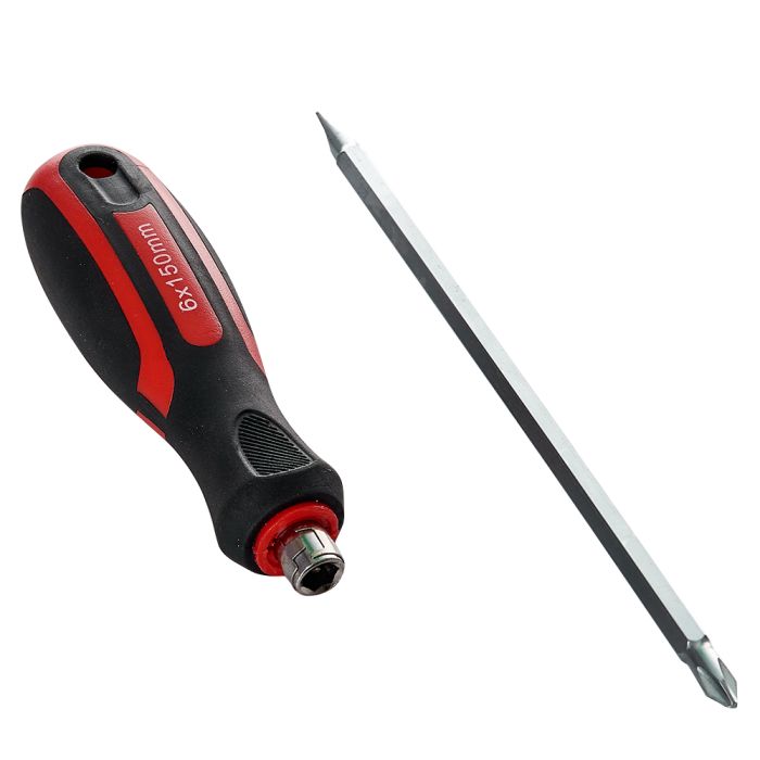Отвертка двухсторонняя Vitals Master, SL6+PH2