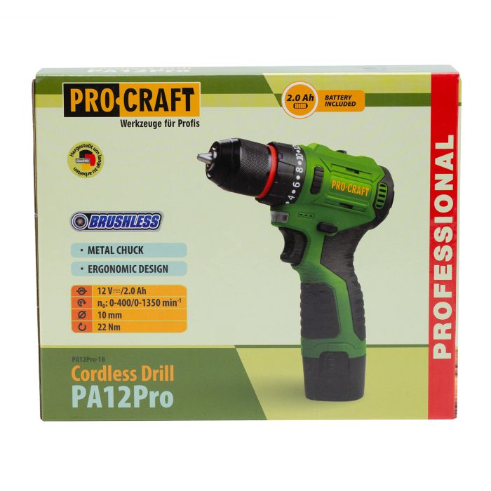 Шуруповерт Procraft PA12Pro (1 акб)