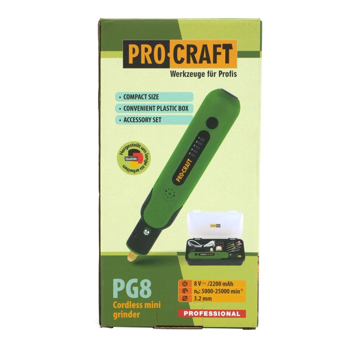 Аккумуляторная гравировальная машина Procraft PG8