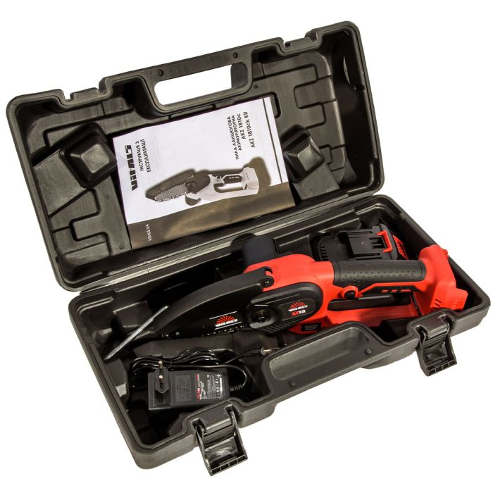 Пила цепная аккумуляторная Vitals AKZ 1810ck Kit