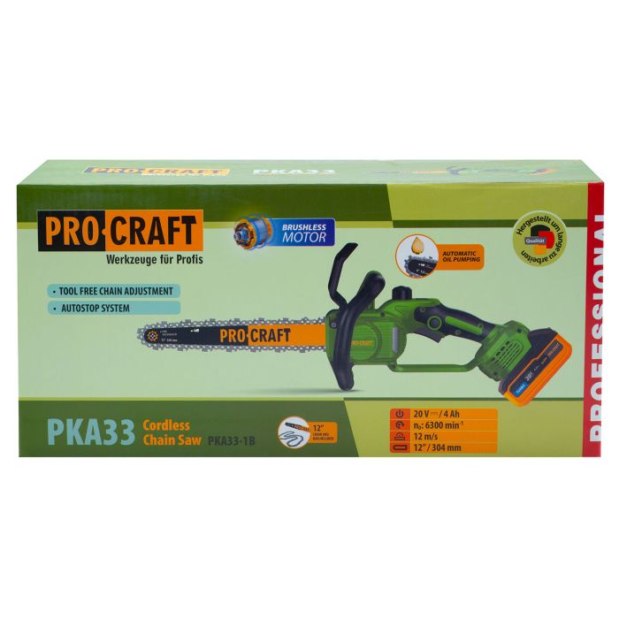 Аккумуляторная пила Procraft PKA33 (1 акб и зп)