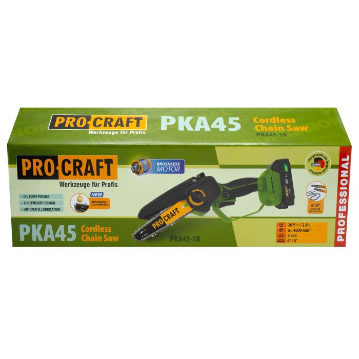 Аккумуляторная мини пила Procraft PKA45 (1 акб)