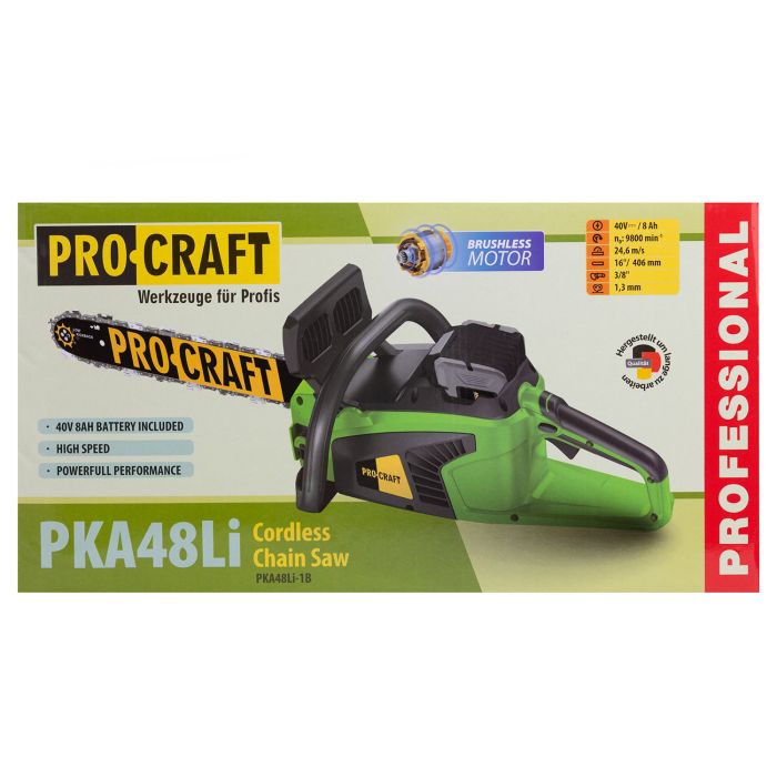 Аккумуляторная цепная пила Procraft PKA48Li (с 1 акб)