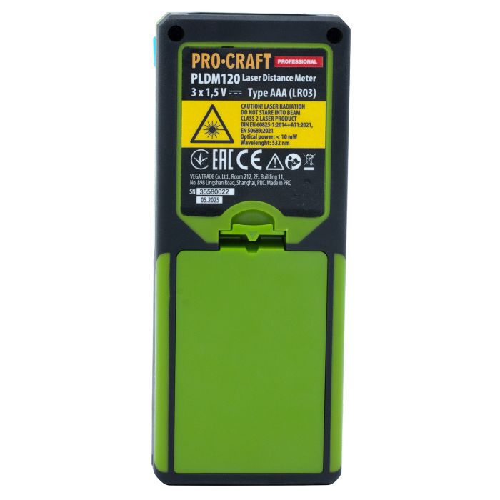Лазерный дальномер Procraft PLDM120