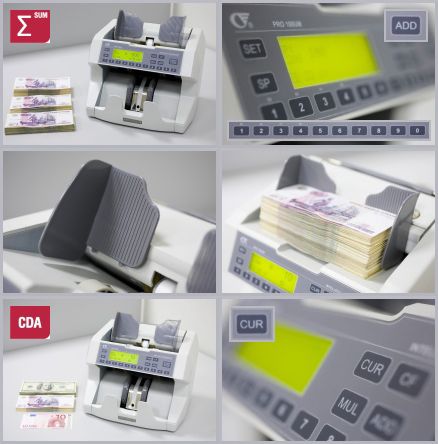 Лічильник банкнот Pro 100