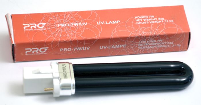 PRO 7W/UV лампа ультрафиолетовая для детектора валют