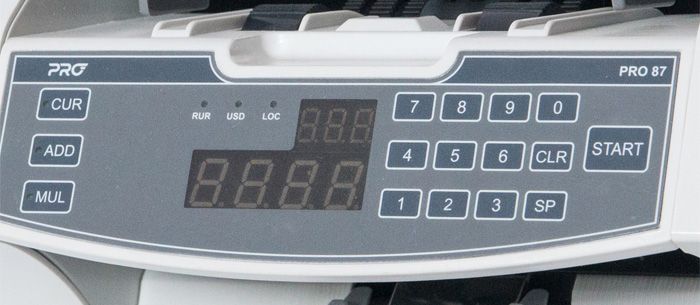 Лічильник купюр Pro 87