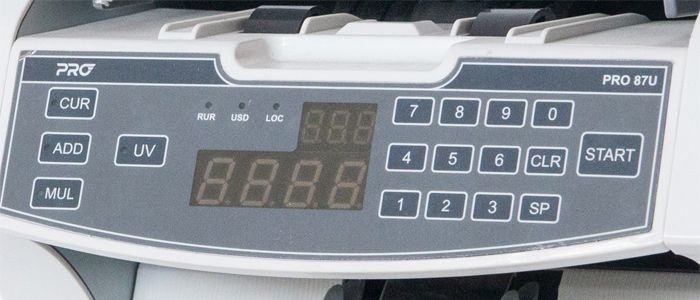 Счетчик банкнот Pro 87 U