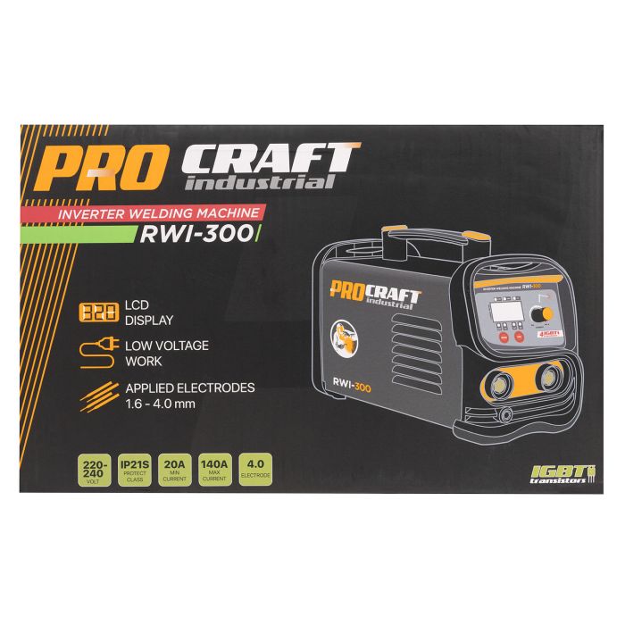 Інверторний зварювальний апарат Procraft industrial RWI300 2026