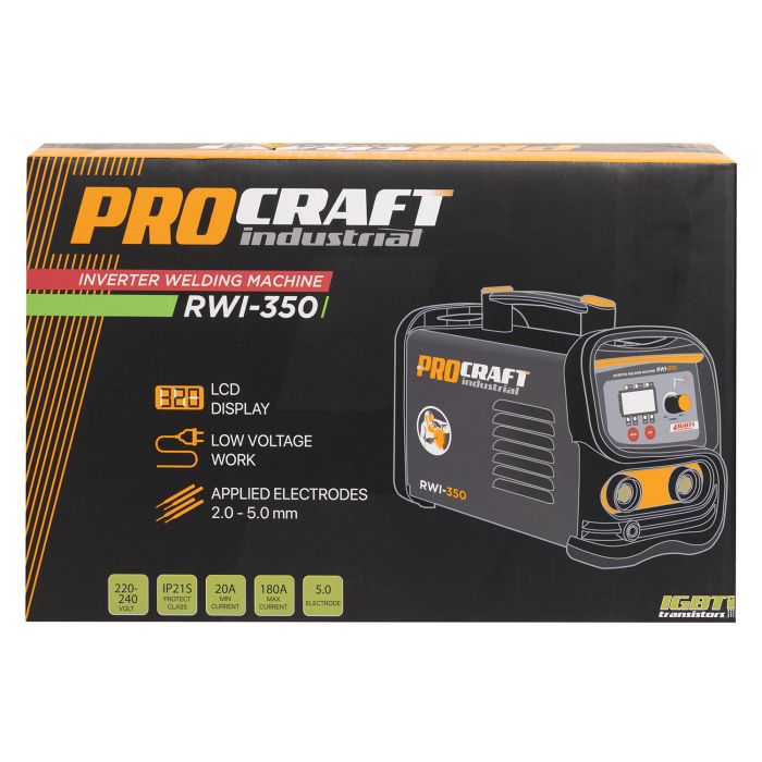 Інверторний зварювальний апарат Procraft industrial RWI350 2026