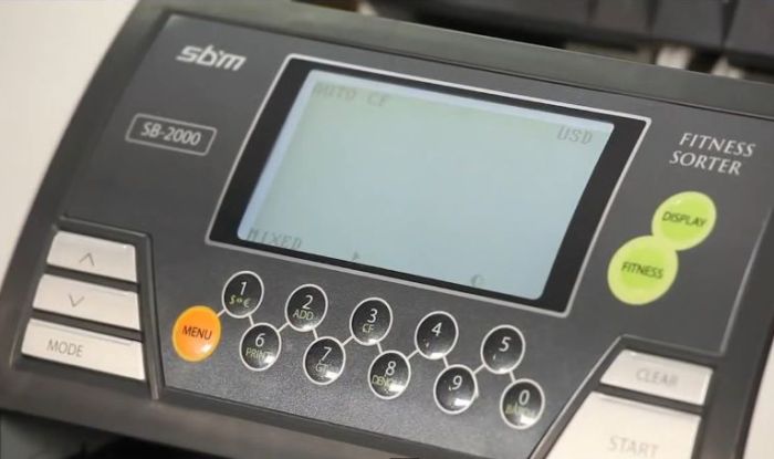 SBM SB-2000 сортувальник банкнот із двома кишенями