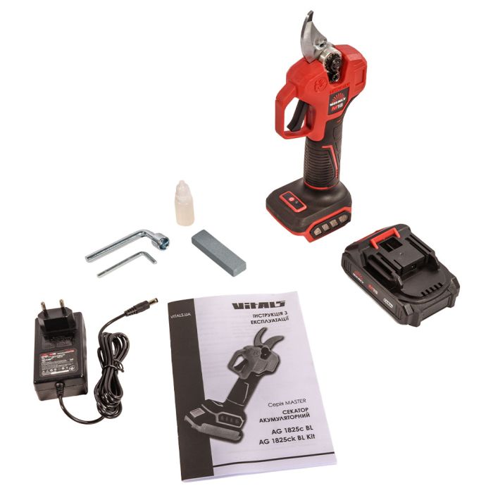 Секатор акумуляторний Vitals Master AG 1825ck BL Kit