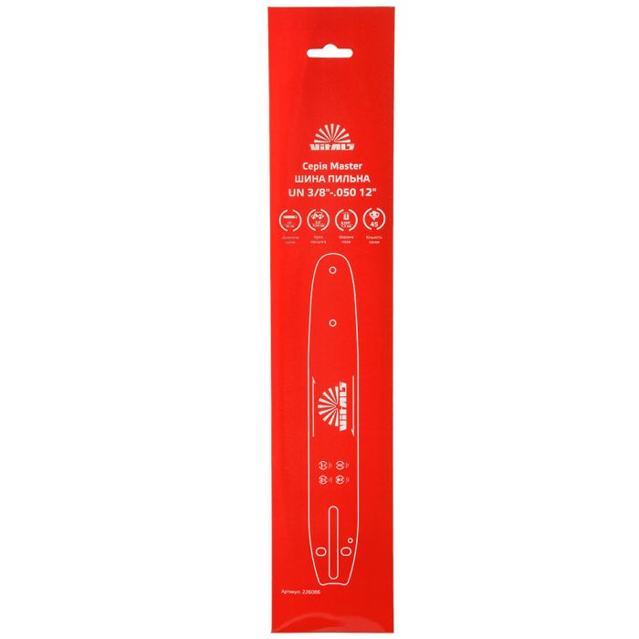 Шина пильная Vitals Master UN 3/8"-.050 12" (45 звеньев)