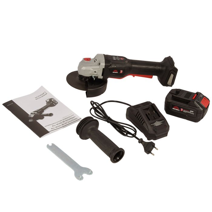 УШМ аккумуляторная Vitals Professional ALs 18125v BS Kit SmartLine+