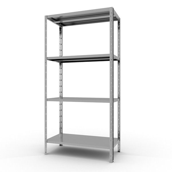 Полочный стеллаж Start 2000x1000x500-4 ZN С20/10/05-4 оцинкованный