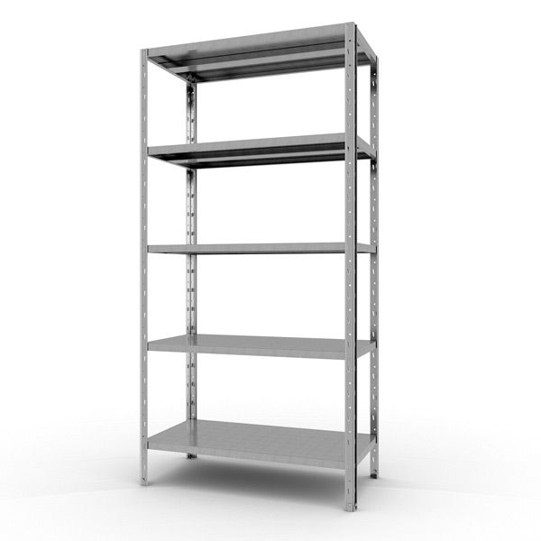 Полочный стеллаж Start 2000x1000x500-5 ZN С20/10/05-5 оцинкованный