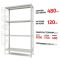 Полочный стеллаж Start 2000x1150x400-4 RAL С20/115/04-4К порошковая