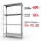 Поличковий стелаж Start 2000x1150x400-4 ZN С20/115/04-4 оцинкований