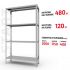 Поличковий стелаж Start 2000x1150x400-4 ZN С20/115/04-4 оцинкований