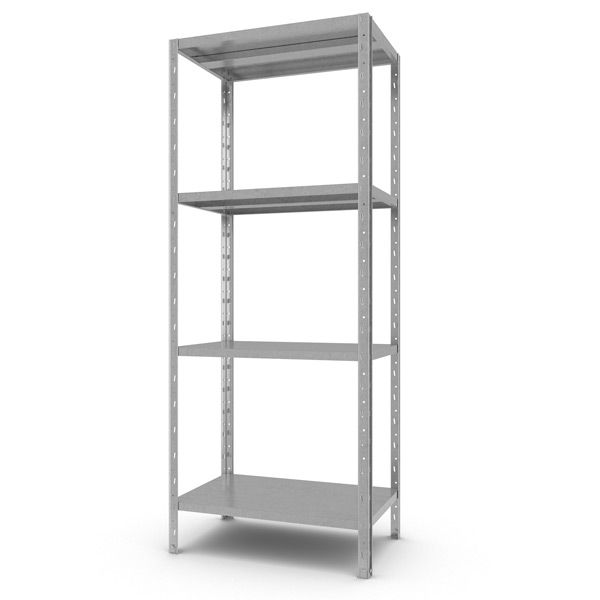 Поличковий стелаж Start 2000x800x500-4 ZN С20/08/05-4 оцинкований
