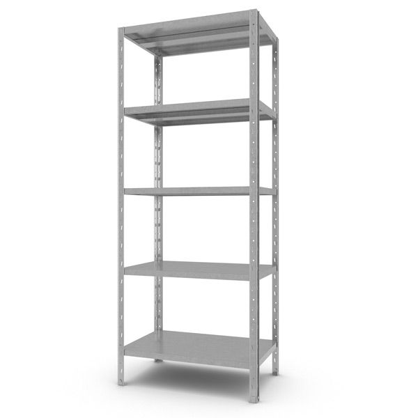 Поличковий стелаж Start 2000x800x500-5 ZN С20/08/05-5 оцинкований