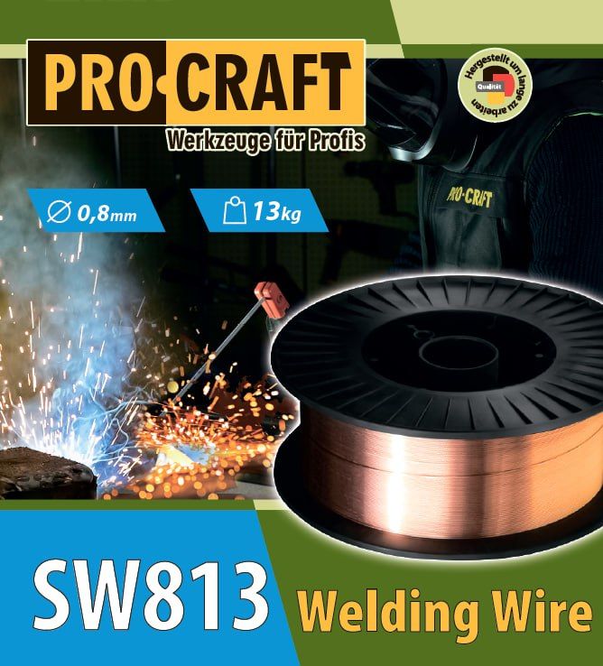 Сварочная проволока Procraft SW813 0.8 мм 13 кг