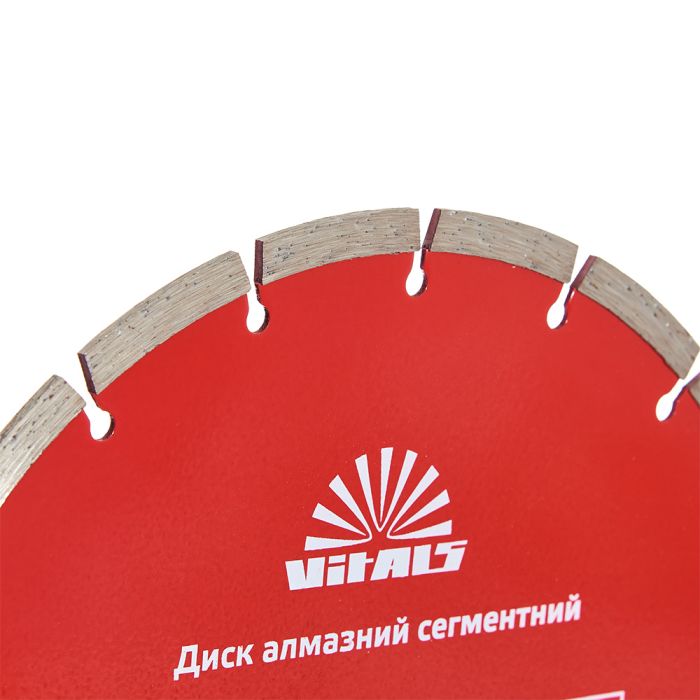 Диск алмазний Vitals сегментний 180х22.2х7 мм