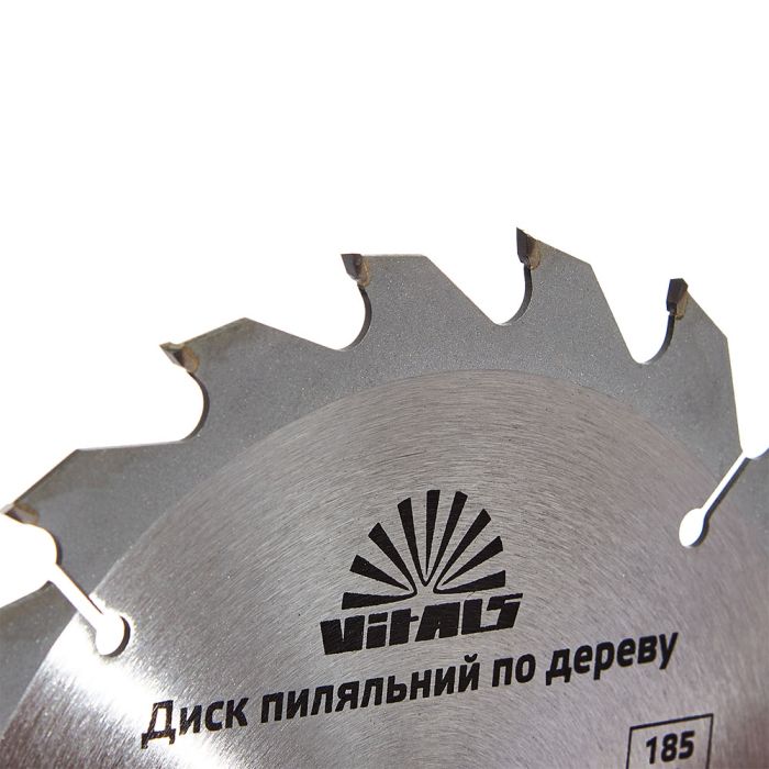 Диск пильный Vitals по дереву 185x20/16, ATB 20