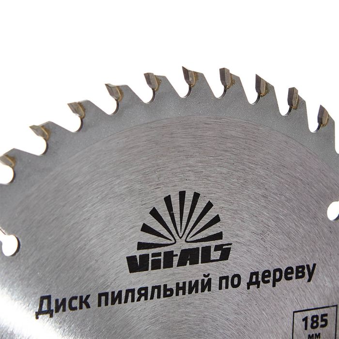 Диск пильный Vitals по дереву 185x20/16, ATB 48