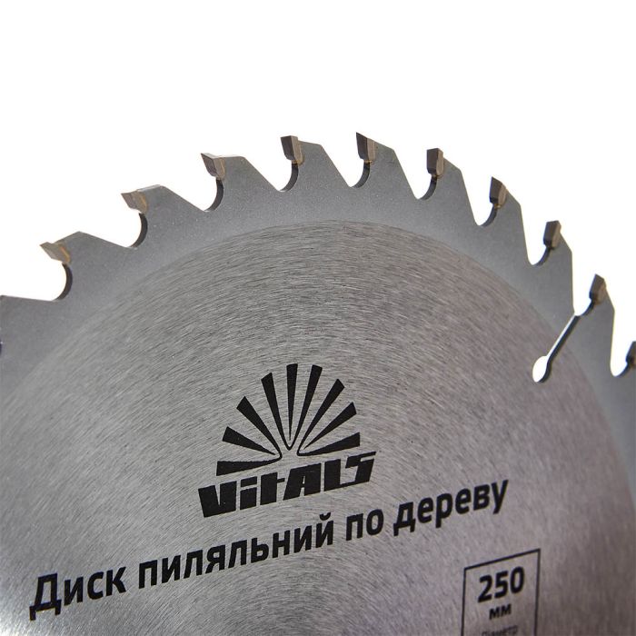 Диск пильный Vitals по дереву 250x30/25.4, ATB 40